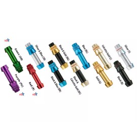 American Tackle Aluminum Reel Seat Size 24mm - Pick Color - AH24 - American Tackle - Black/Gold Hoods