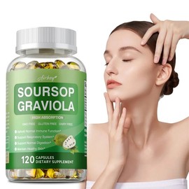 Soursop Graviola Supplement - Antioxidant, Promotes Digestion, Supports Gut Health, and En