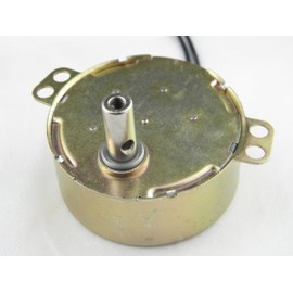 Small AC Synchronous Gear Motor TYC-50 110V AC 5/6RPM CCW Turntable Motor for Electric Fireplace