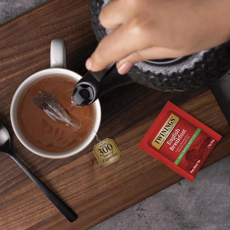 Twinings Decaffeinated English Breakfast Tea Bags 20 Count Pack of