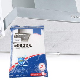 Paquete de 2 Filtros de Campana Extractora, Filtro de Grasa, Papel Absorbente de Aceite, Filtro de Grasa de Campana Extractora, Filtro a Prueba de Aceite para Máquina Negra de Lámpara, Aparato de Coci