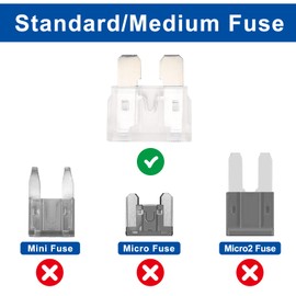 Baomain Blade Fuse Atc-25 25 Amp ATC Fast Acting Automotive Car Truck 25 Pack