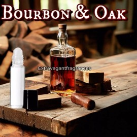extravagantfragrances Bourbon & Oak Perfume Body Oil 1/3 Oz (10ml) Roll-on