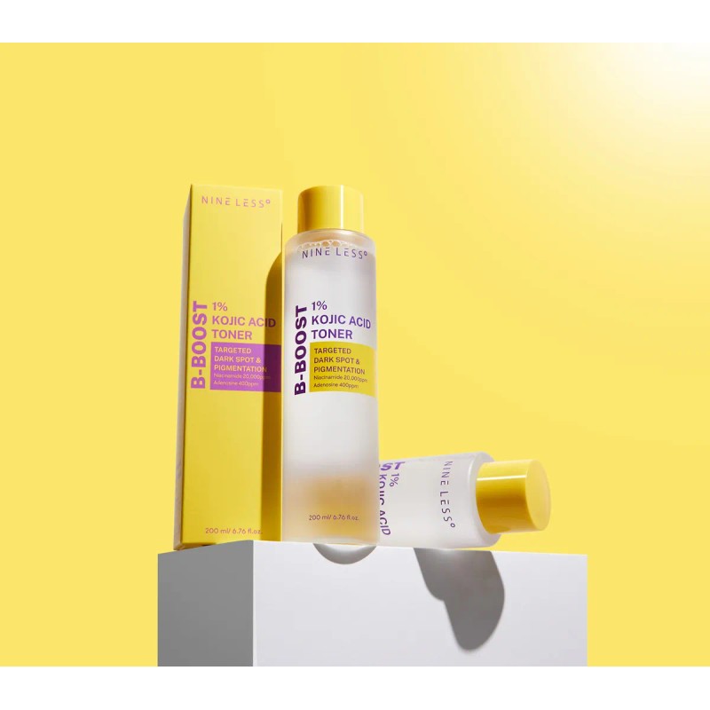 Tónico Facial Nineless B-Boost Ácido Kójico 1% 200ml Antimanchas