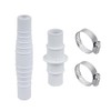 2 Pcak Pool Hose Adapter Connector， Connector Coupling 1-1/4" or