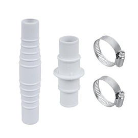 2 Pcak Pool Hose Adapter Connector， Connector Coupling 1-1/4" or 1-1/2" Pool Vacuum Hose