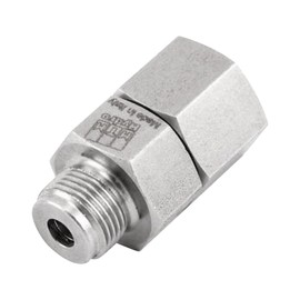 MTM Hydro Swivel Adapter Stainless Steel High Pressure Washer Fittings, 3/8” Live Pressure Washing Swivel 5800 PSI 320 Degrees Fahrenheit for Hoses, Guns, Wands, Foam Cannons Commercial Grade