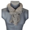 Ella Jonte Wide Men's Scarf in 3 Colours Blue Beige
