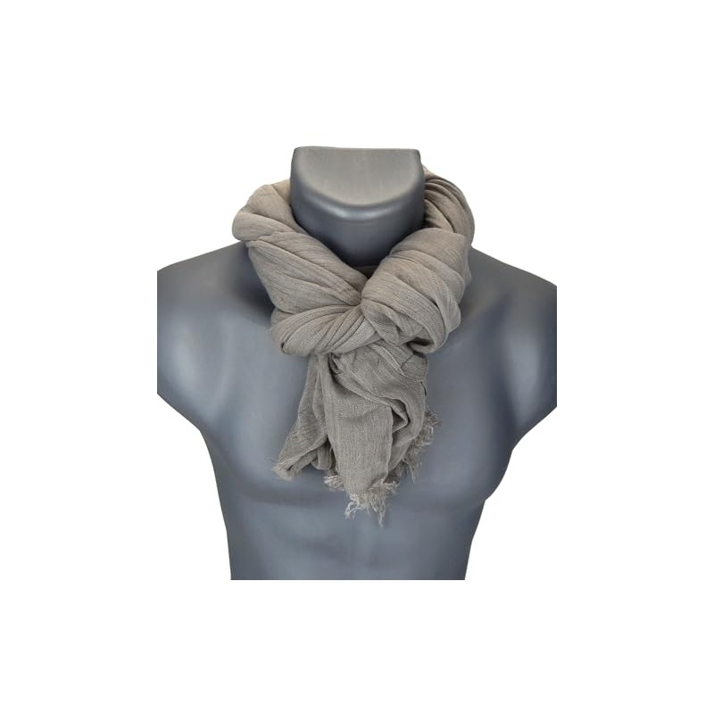 Ella Jonte Wide Men's Scarf in 3 Colours Blue Beige