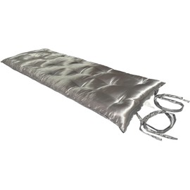 Danfuton Floor Rolling Futon Mattresses, Sleep Cotton Shikifuton Mat 3x30x80 Satin Silver