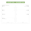 2026 A5 size week on two pages diary organiser refill