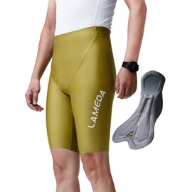 LAMEDA Cycling Shorts for Men Breathable Bike Shorts Men, Long Riding Pad Road Lightweight Biking Bicycle Shorts UPF50+