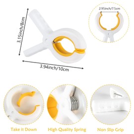 Beach Towel Clips 12Pcs, Large Beach Towel Holder,Non-Slip Plastic Beach Towel Pegs,Windproof Strong Clothes Laundry Pins, Beach Chair Clips for Beach Towels, Clothes, Socks, Blankets