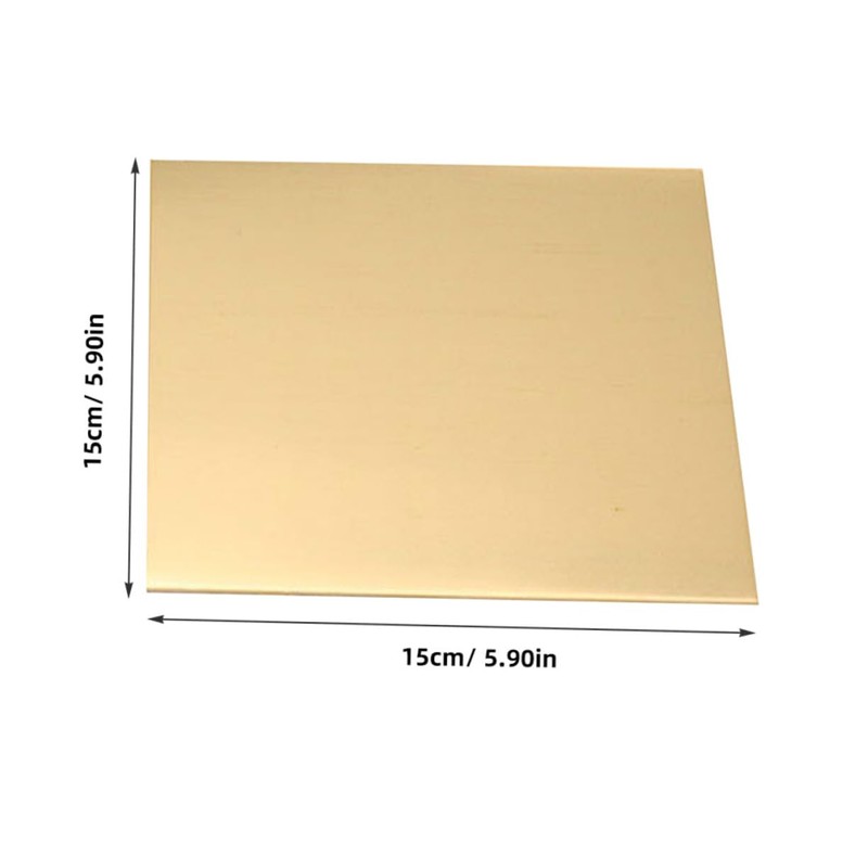 GANAZONO 2Pcs Brass Sheets for Jewelry Making DIY Crafting Plates