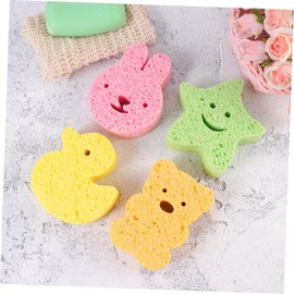 FOMIYES 4sets Gentle Bath Sponges for Kids Adults Exfoliating Sponge Body Scrubber Bath Toys 3pcs*4