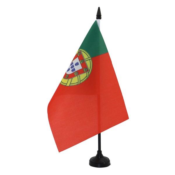AZ FLAG Portugal Table Flag 5'' x 8'' - Portuguese