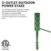 Go Green Power GoGreen Power 18/2 18-ft 3-Outlet Outdoor Power