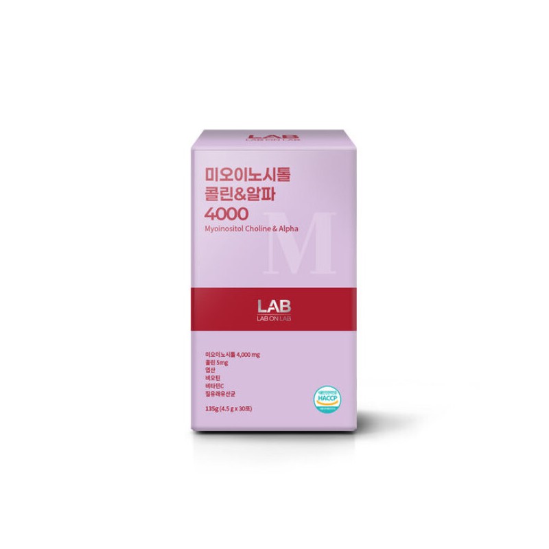 Lap on Lap 미오 이노시톨 콜린 4000 엽산 질 유래