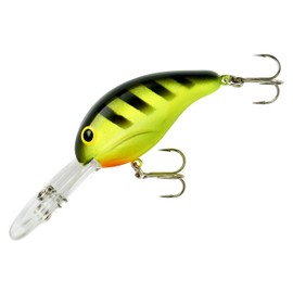 Bandit Series 300 Tackle, Chartreuse Black Stripes, 2"