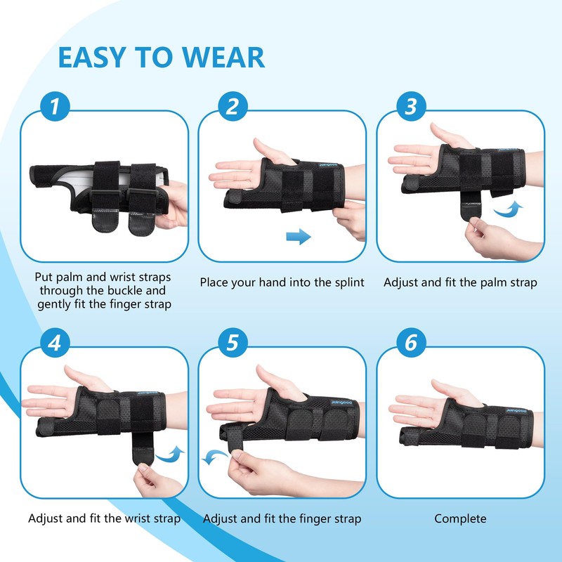 joingood Finger Splint, Small Finger, Boxer Fracture Splint, Adjustable Splint