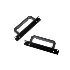 SilverStone Technology SST-RA02B Rackmount Handles for PC Casing GD07 GD08 GD09 GD10, Aluminium, Black