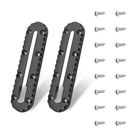 Kayak Track, Kayak Accessories Mount Track Kayak Low Profile Track for Fishing Rod Holder Fish Finder Kayak Rod Holder Anchor Cleats (7" Length (Pack of 2))