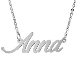 HUAN XUN I Love You Mom Daughter Necklace Sister Necklace 16", Stainless Steel, na