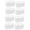 Plastic Playing Card Case Holder,8 Pcs Boxes Poker Storage Box