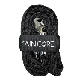 RAINCORE Lightweight Bicycle Lock Lock (2 Keys) Anti-Theft - 100cm - 172g - Cutter Proof Bulletproof Composite Fiber Chain Lock - Korea Patent Product - Motorcycle - Multipurpose Security Cable (100cm)