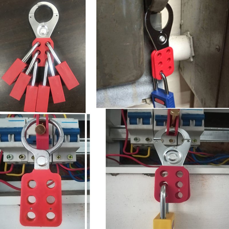 10Pcs Lockout Hasp Tagout Hasp, Lock Out Tag Out Hasp