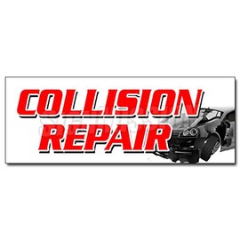 12" Collision Repair Decal Sticker Body Shop Painting auto car Automotive
