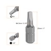 sourcing map 5pcs Square Screwdriver Bit R2 1/4" Hex Shank