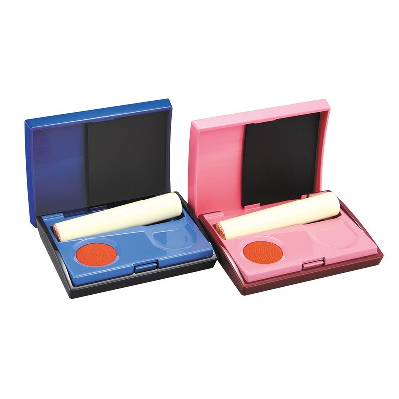 マックス スタンプ台 携帯用 エスパクトLite 朱肉 ブルー SA-2004S/B