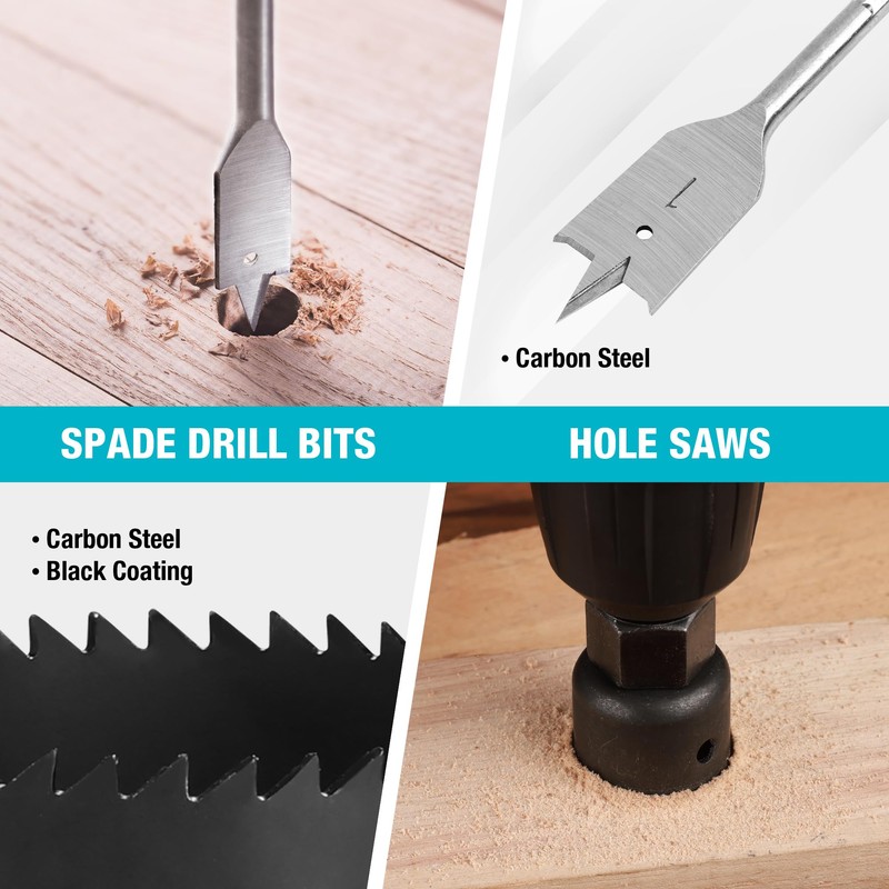 DURATECH Drill Bit Set, 66 PCS Driver Bits and Screwdriver