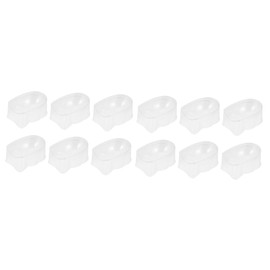 Healvian 12pcs Dip Powder Storage Case Portable Nail Powder Box for Dipping Essential Tool for Reducing Waste Groove Design for Easy Application for Special Occasions