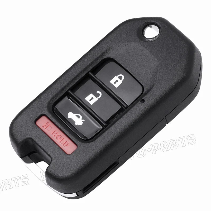 KeylessAutoParts 2x for Honda Civic 2014-2020 Modified Flip Remote Key