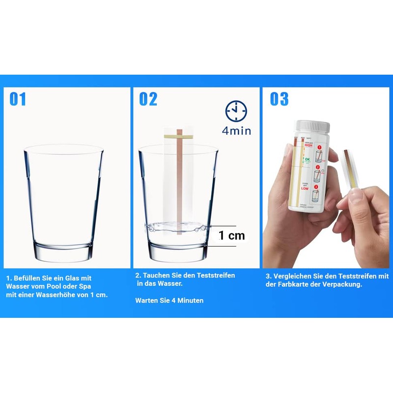 20 x Salt Water Test Pool & Spa 0-8000 ppm