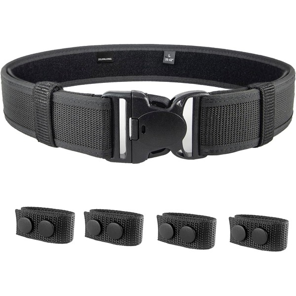 ZGJINLONG duty belt 2" Police Tactical Utility Belt Security Law