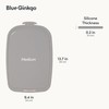 Blue Ginkgo Silicone Cutting Board – Medium – Double-Sided, Thick,