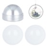 OLYCRAFT 24Pcs Half Ball Dome 8cm Clear Plastic Domes Candy