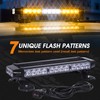 LINKITOM LED Strobe Flashing Light Bar -Double Side 30 LED