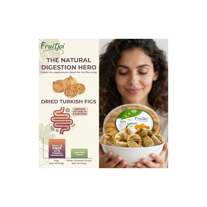 Fruitjoi Turkish Dried Figs – Premium Natural Figs, No Added