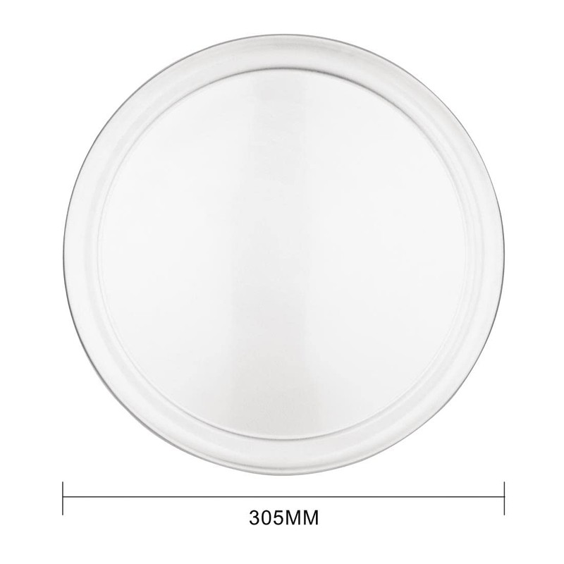 Vogue Aluminium Pizza Tray 305 mm/12 inch (Dia), Silver, Round