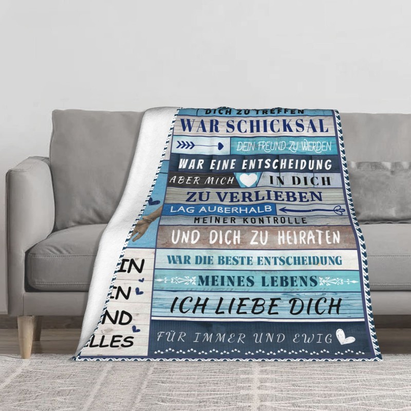 Bold And Brash Hochzeitstag Geschenke für Männer, Kuscheldecke, Jahrestag Geburstag