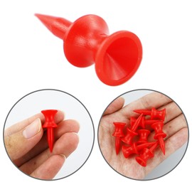 100 Pcs Golf Tees, 32MM Plastic Golf Tees, Castle Tees Small Golf Tees for Golf Practice Training (1-1/4")