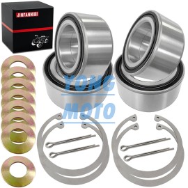 JINFANNIBI Front Rear Wheel Bearings Kit Set for Polaris RZR 900 1000 RS1 Turbo 2011-2022