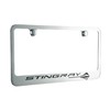 Corvette C8 Stingray Chrome License Plate Frame