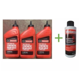 Motorcraft 3 Quarts Ford Motorcraft  SAE 75W-140 Synthetic Rear Axle Lubricant & XL3