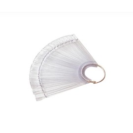 Mc Nails Muestrario de Tips para Uñas, Abánico, 50 pzs (Cristal)
