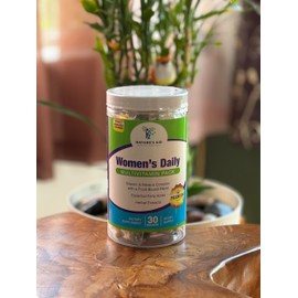 Nature's Aid Holistic Wellness Women's 7 Daily Multivitamin Pack, 30 Packets, Vitamin & Mineral Complex with Food-Based Blend, Essential Fatty Acids, Herbal Extracts